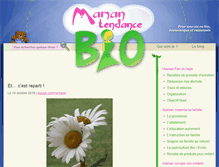 Tablet Screenshot of mamantendancebio.fr